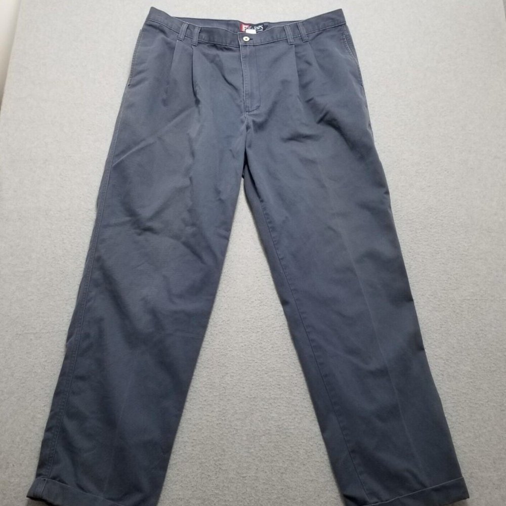Chaps Ralph Lauren Pants Mens 38x33 Blue‎ Pockets Casual Cotton